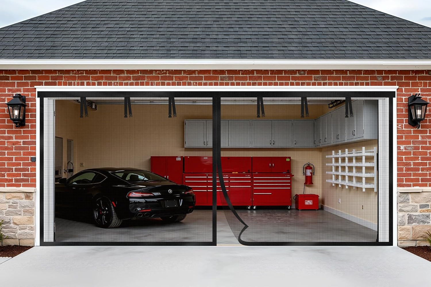 2-car Garage Door Screen - $24.99